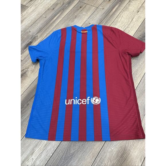NEW BARCELONA 2021/22 HOME JERSEY XL PLAYER VERSION ADV - Picture 9 of 9